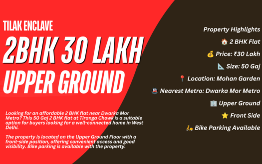 2BHK 60 Gaj Property for Sale in Mohan Garden